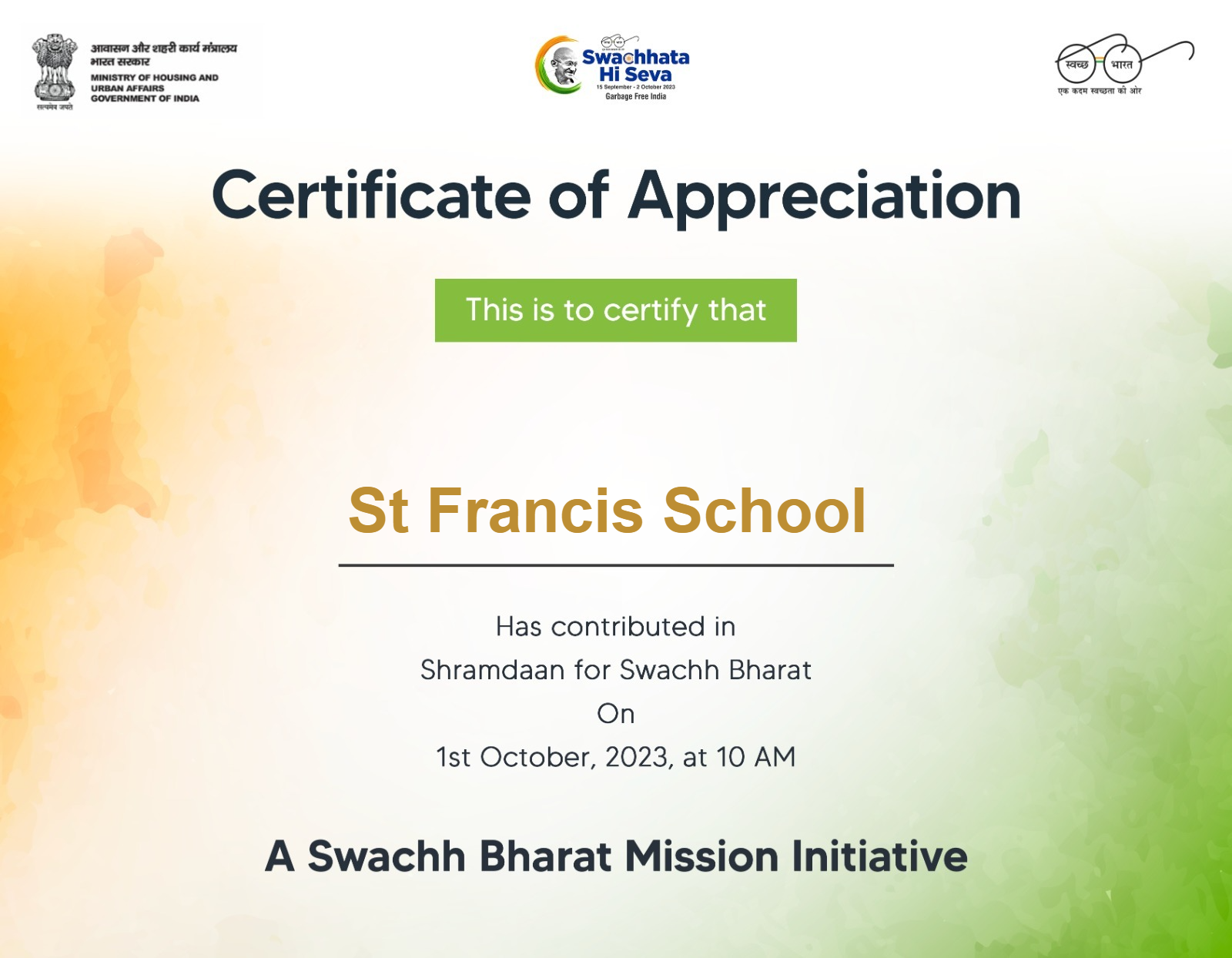 Swakshta hi Seva 